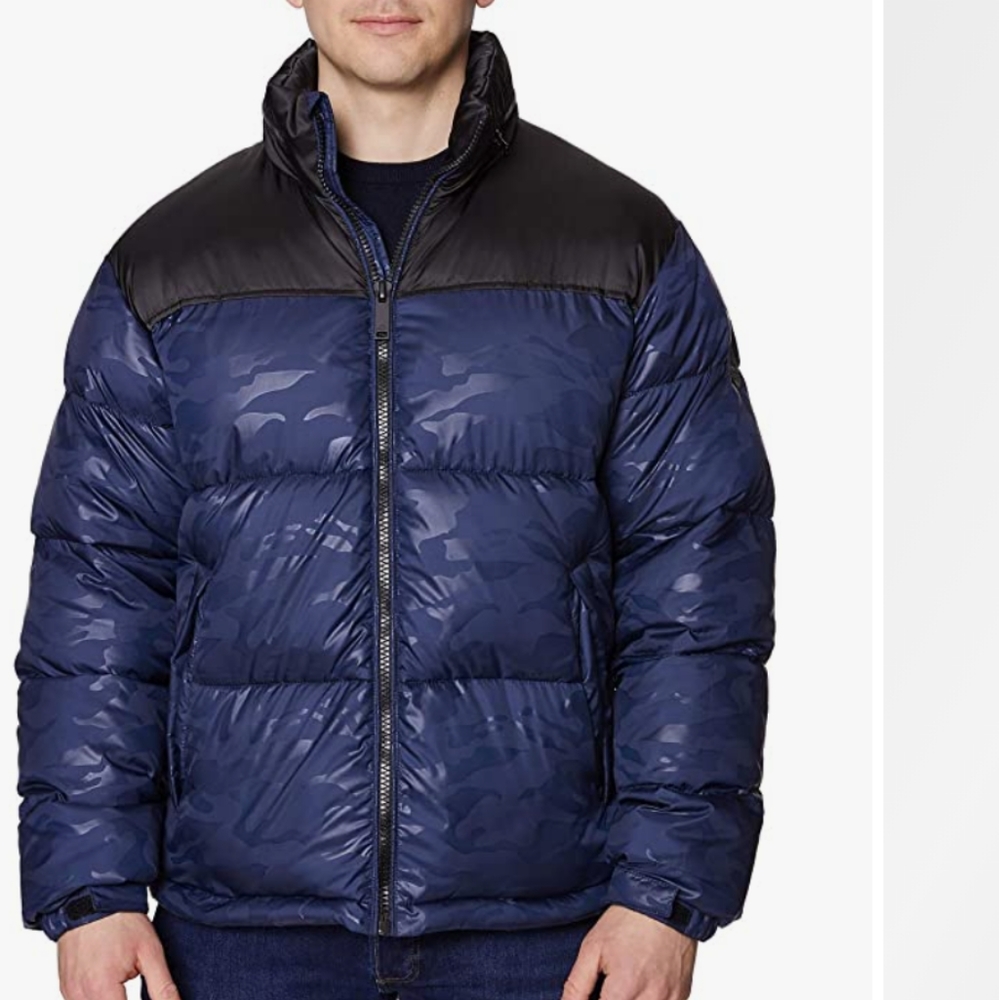 HalifaxMen's Colorblocked Puffer Jacket - Picture 2 of 7